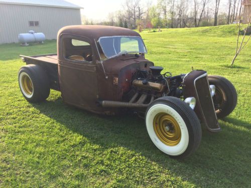 1937 chevy pick up rat rod model a duece hot rod traditional custom scta