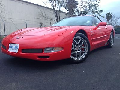 2004 chevrolet corvette c5 z06 ls6 405hp manual torch red black joe 281-323-3305