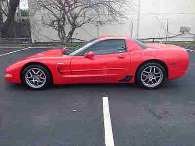 2004 CHEVROLET CORVETTE C5 Z06 LS6 405HP MANUAL TORCH RED BLACK JOE 281-323-3305, US $26,999.00, image 3