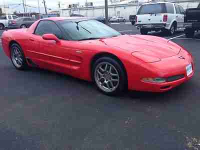 2004 CHEVROLET CORVETTE C5 Z06 LS6 405HP MANUAL TORCH RED BLACK JOE 281-323-3305, US $26,999.00, image 8
