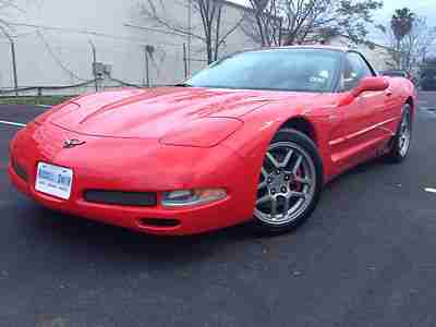 2004 CHEVROLET CORVETTE C5 Z06 LS6 405HP MANUAL TORCH RED BLACK JOE 281-323-3305, US $26,999.00, image 16
