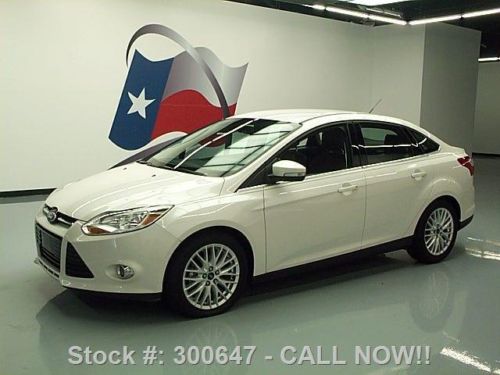 2012 ford focus sel auto htd leather alloy wheels 19k texas direct auto