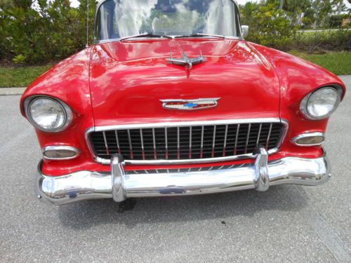 1955 Chevrolet Bel Air 2 door Post sedan, image 4