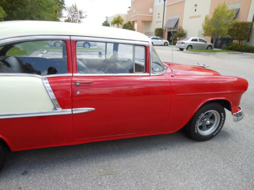 1955 Chevrolet Bel Air 2 door Post sedan, image 6