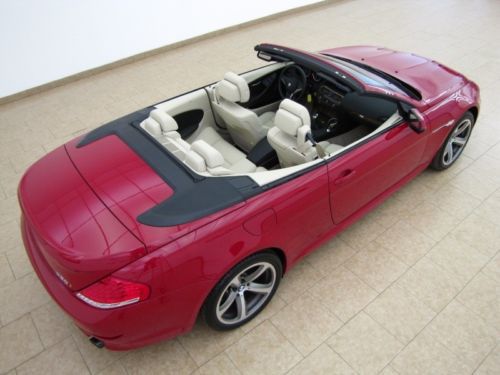 Bmw 650 convertible,  navigation, sport pkg, comfort access, loaded! low miles