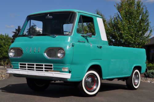 1961 ford falcon econline van pickup  250 i6 at &#034;rocko&#034; nice driver rat rod e100