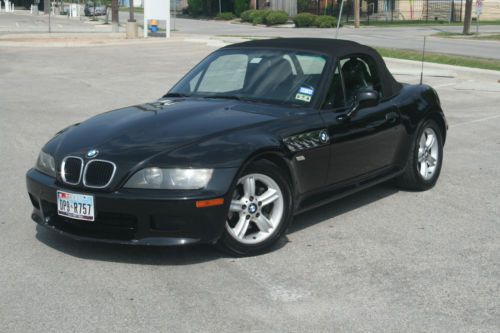 2000 bmw z3 roadster, 2.5l,6cyl, black/black, 94k, good condition, houston tx