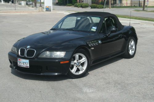 2000 bmw z3 roadster, 2.5l,6cyl, black/black, 94k, good condition, houston tx