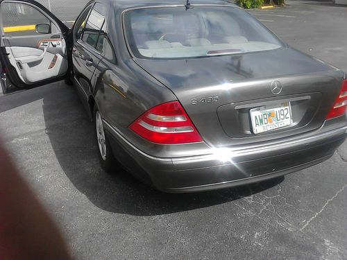 2001 mercedes benz s430 v8 gray excellent condition!!!!