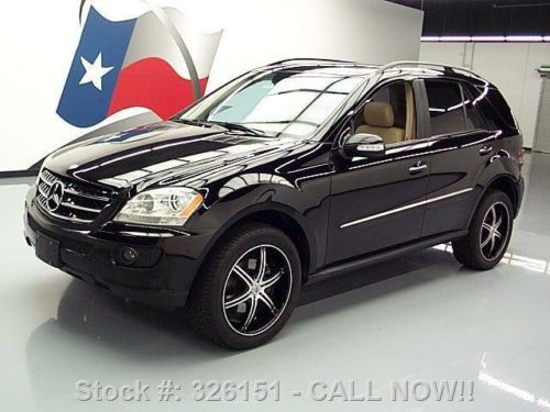 2008 mercedes-benz ml350 4matic awd sunroof nav 66k mi texas direct auto