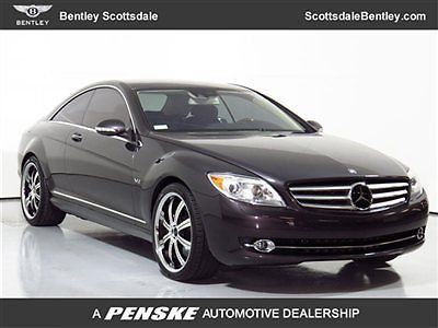 07 mercedes cl600 titanium grey over premium black leather nav nightvision