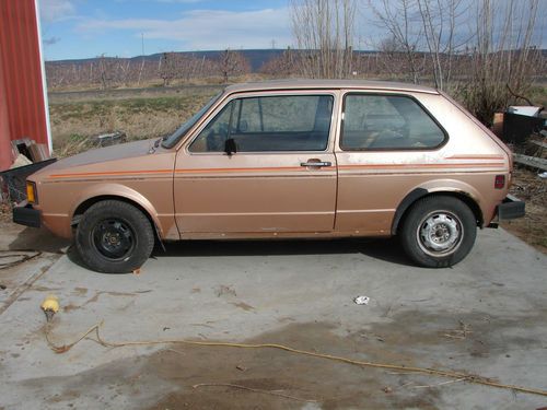 82 vw 2 door rabbit diesel