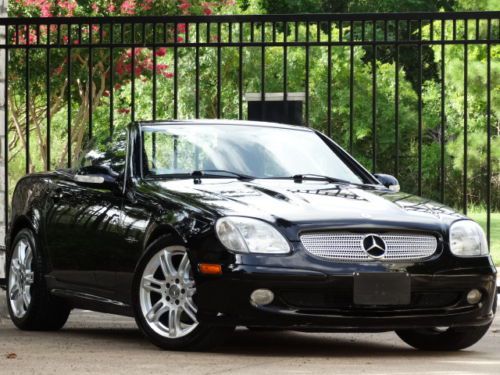 2004 mercedes-benz slk230 kompressor convertible~special edition~low miles~tx !!