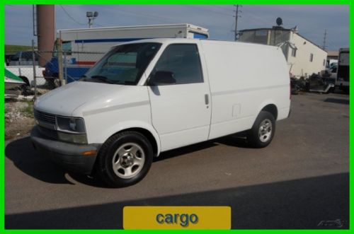 2004 used 4.3l v6 automatic minivan/van cargo safari white power pkg shelves bin
