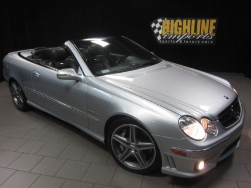 2007 mercedes clk63amg cabriolet, 475hp v8, navigation, cool seat only 44k miles