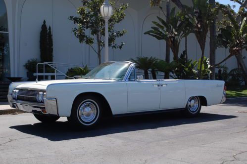 1963 lincoln continental convertible