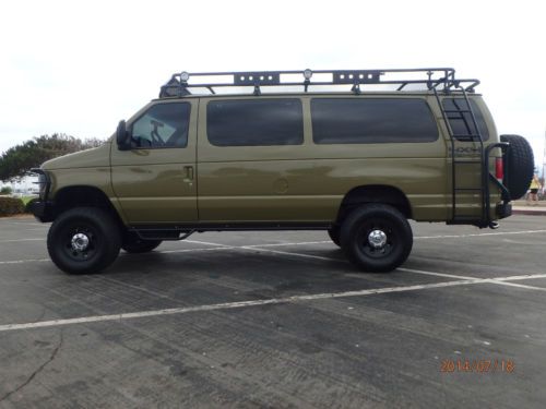 1999 ford e350 diesel van 4x4 15 passenger 7.3 powerstroke