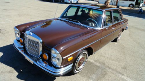 1972 mercedes 280sel 4.5 perfect ca blue plate car floor shifter. nicest in us!!