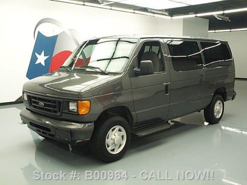 2007 ford e-350 12-passenger van 5.4l v8 cruise ctl 58k texas direct auto