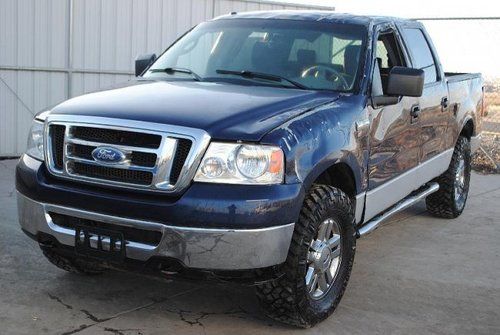 2008 ford f-150 xlt super crew 4wd damaged salvage runs! only 66k miles l@@k!!