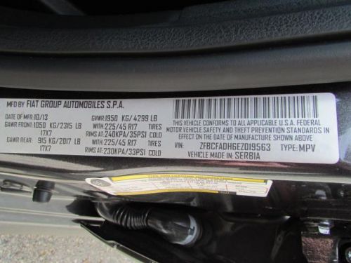 2014 Fiat 500L Trekking, US $20,545.00, image 7