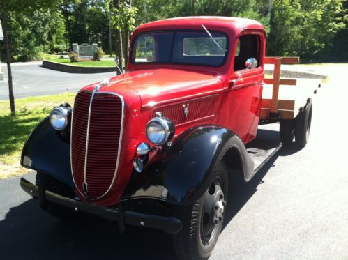 1937 ford 1.5ton stake body truck restored