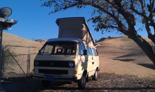 1984 westfalia vanagon gl full pop top camper with only 41k original miles