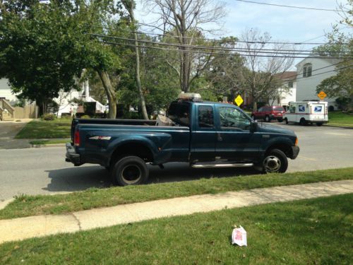 1999 ford 350 dually turbo diesel 4x4 7.3l international truck