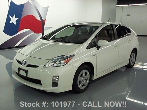 2010 toyota prius iii hybrid leather nav rear cam 39k texas direct auto