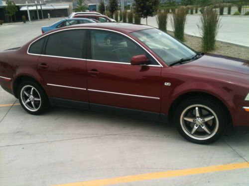 Most dependable car i&#039;ve ever owned! 03 passat glx 2.8l v6! black leather luxury