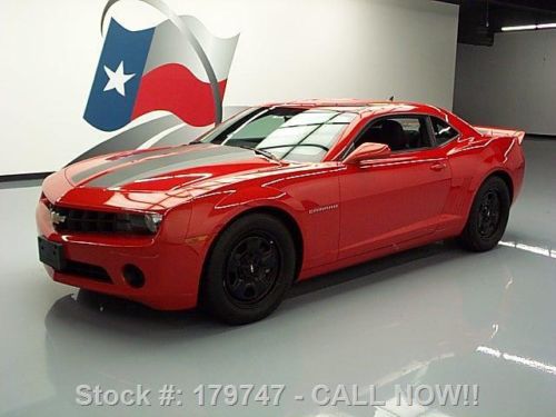 2011 chevy camaro ls 6speed spoiler hood stripes 64k mi texas direct auto