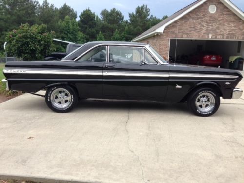 1965 ford falcon futura, black with white trim