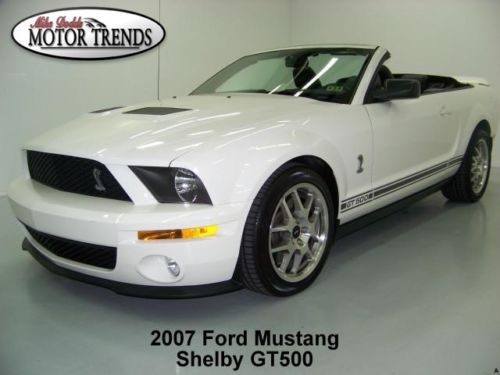2007 ford mustang gt500 convertible two tone leather shaker 500 audio only 19k