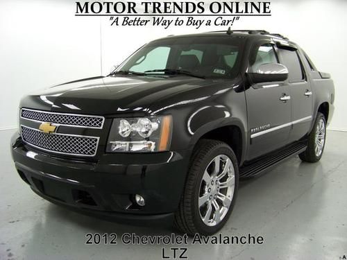 4x4 ltz navigation rearcam dvd roof 22s htd ac seats 2012 chevy avalanche 17k