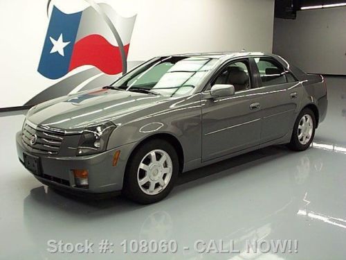 2004 cadillac cts sedan auto leather alloy wheels 41k texas direct auto