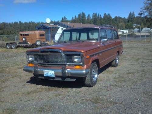 1983 jeep wagoneer brougham sport utility 4-door 5.9l 4wd