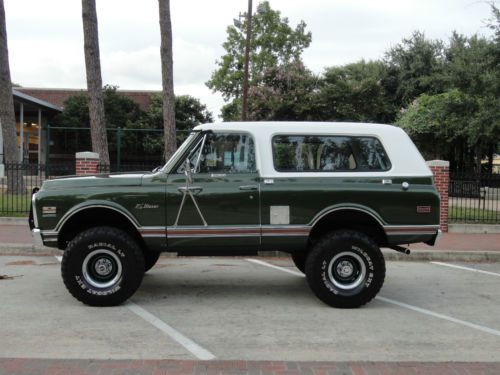 1972 chevrolet blazer,cheyenne pkg,4x4,350 v8, ac,bucket seats,removable top,