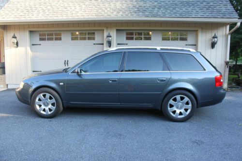 2004 audi a6 3.0l quattro avant wagon awd v6 gray charcoal/graphite sunroof