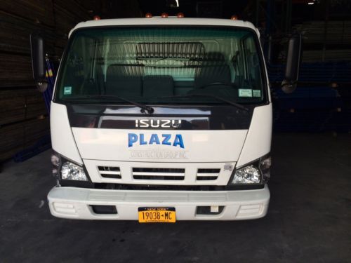 Isuzu npr flatbed stake body