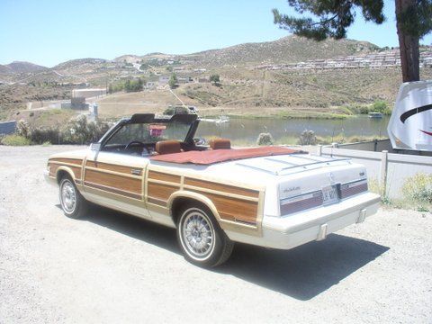 Chrysler lebaron convertible town &amp; country with mark cross leather interior