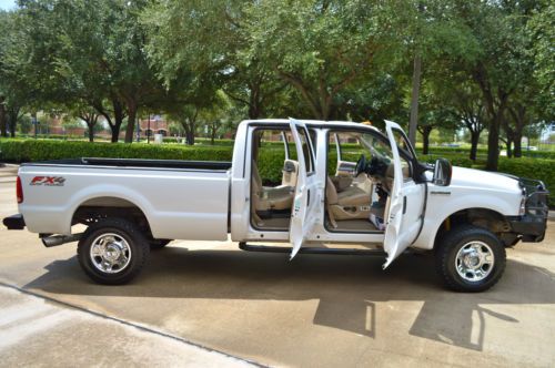 2005 ford f-350 super duty lariat crew cab pickup 4-door 6.0l f250 4x4 ranch han