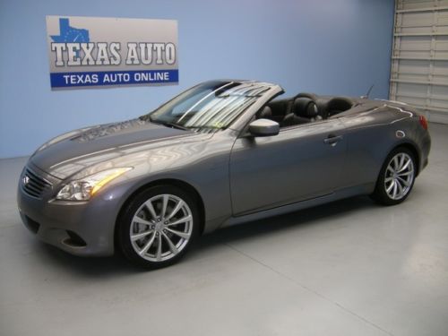 We finance!!  2010 infiniti g37 s convertible nav heated leather bos texas auto