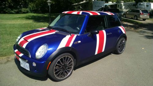 2005 mini cooper s custom paint john cooper wheels austin powers british flag