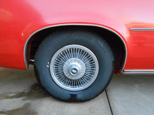1973 Convertible Cougar, red,, image 9