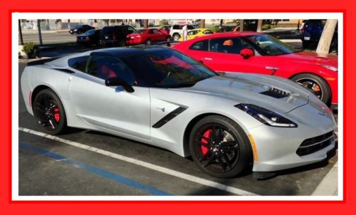 2014 stingray z51 corvette chevrolet coupe 2lt  performance package  2-door 6.2l