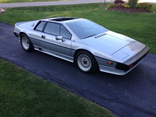 1986 lotus espirit turbo, manual, 78k miles, all original
