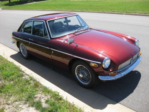 Mg mgb gt 1971 chrome wire wheels new tires starter brakes rotors no reserve