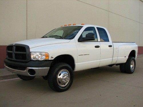 2004 dodge ram 3500 dually 4x4 5.9 cummins ho, 1 tx owner, serviced, good truck