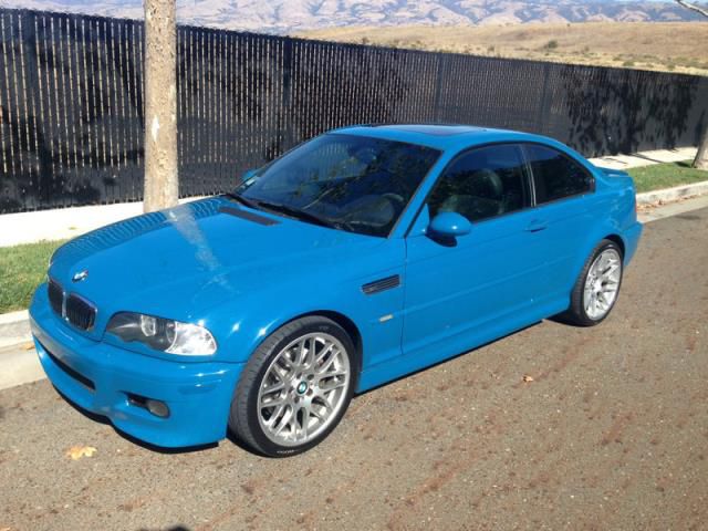 2003 bmw m3 laguna seca blue on black coupe smg fu