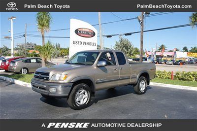 2002 toyota tundra truck 4dr access cab 4x4 fl automatic gasoline 4.7l dohc